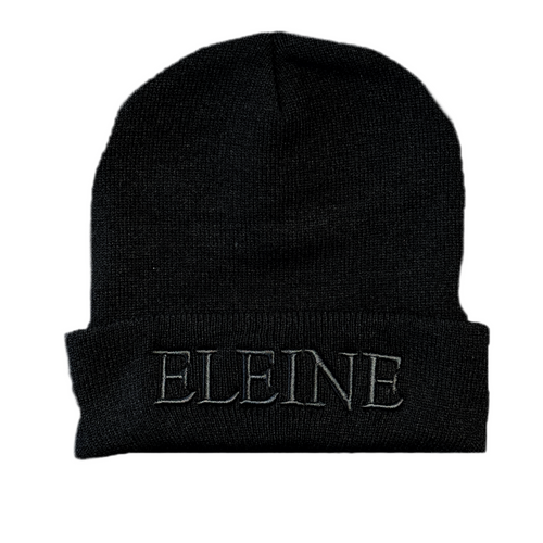 Beanie [Black on black]