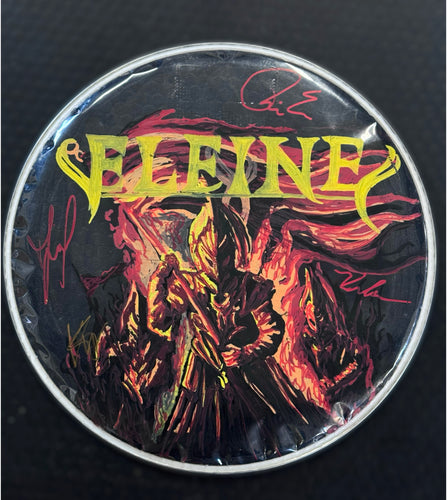 Signed art drumhead
